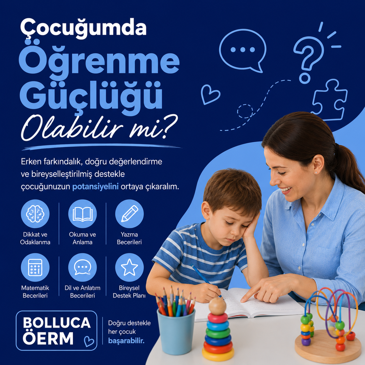 Çocuğumda Öğrenme Güçlüğü Olabilir mi?